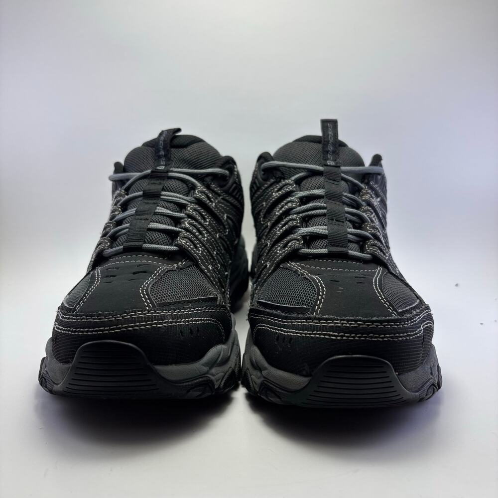 SKECHERS "After Burn M.Fit 2.0" Black/Gray Shoes Men’s Size 10.5 - Picture 2 of 12